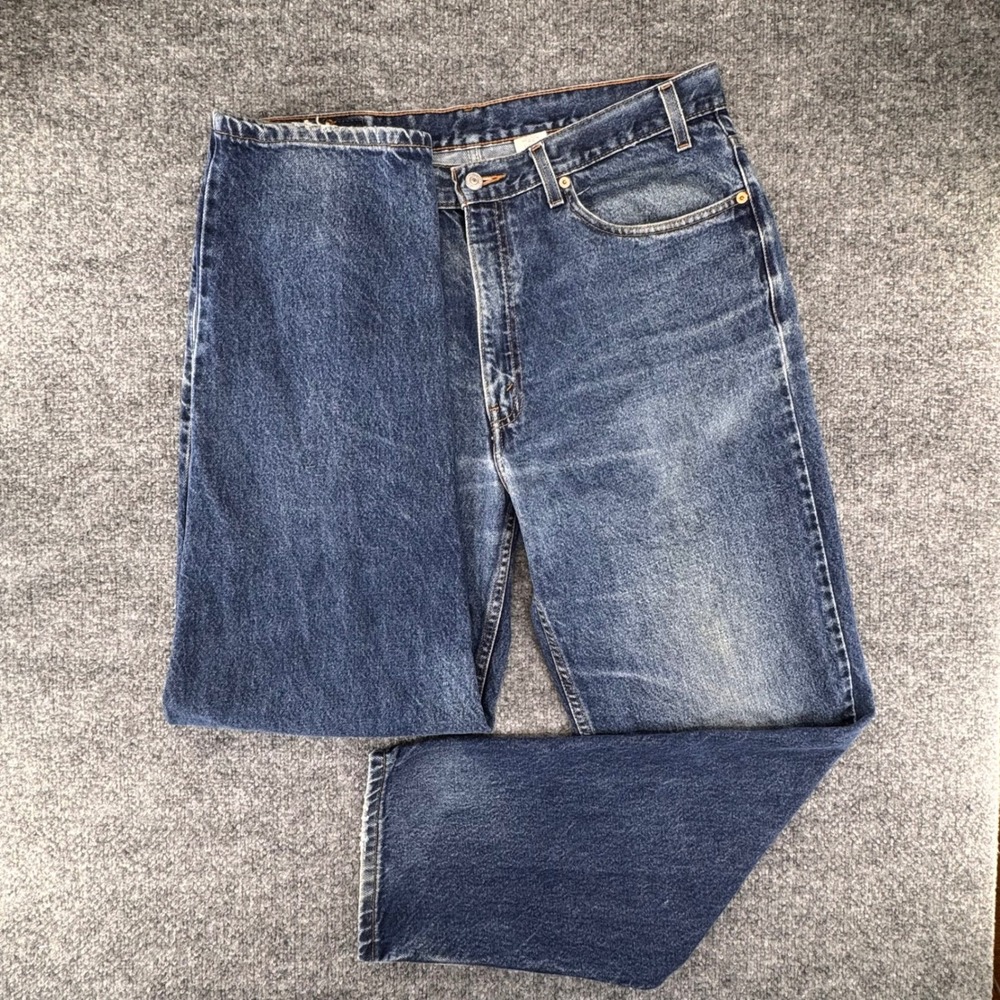Levi's 550 Relaxed Fit Jeans Men 38x32 Tapered Leg Medium Wash Denim Vintage 00s